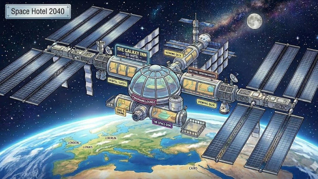 The ISS as a space hotel