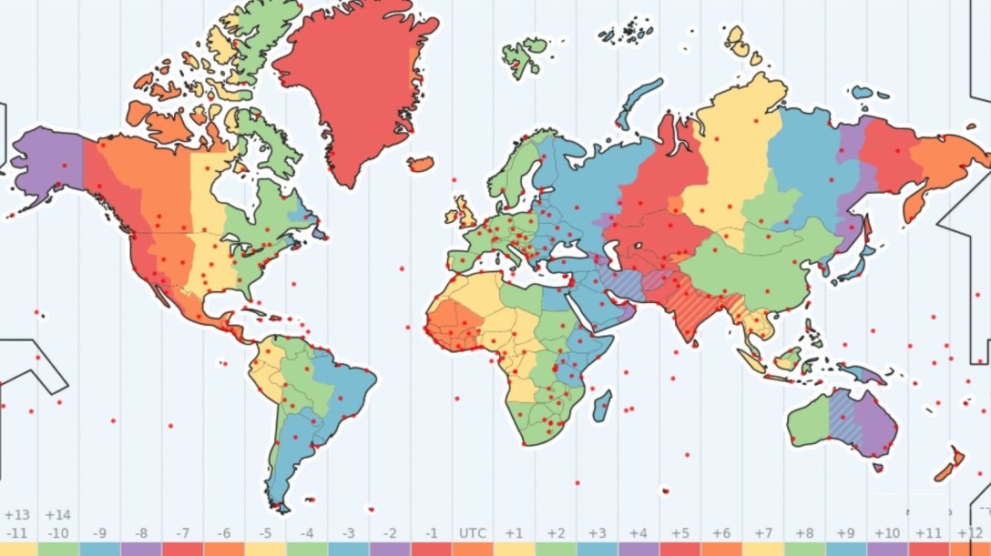Time Zones of the world