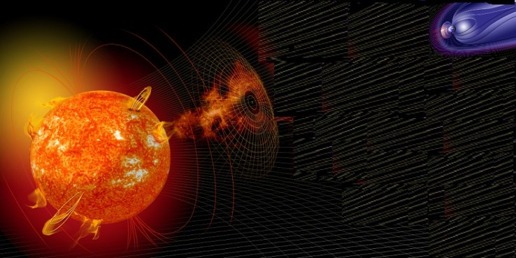 A solar storm