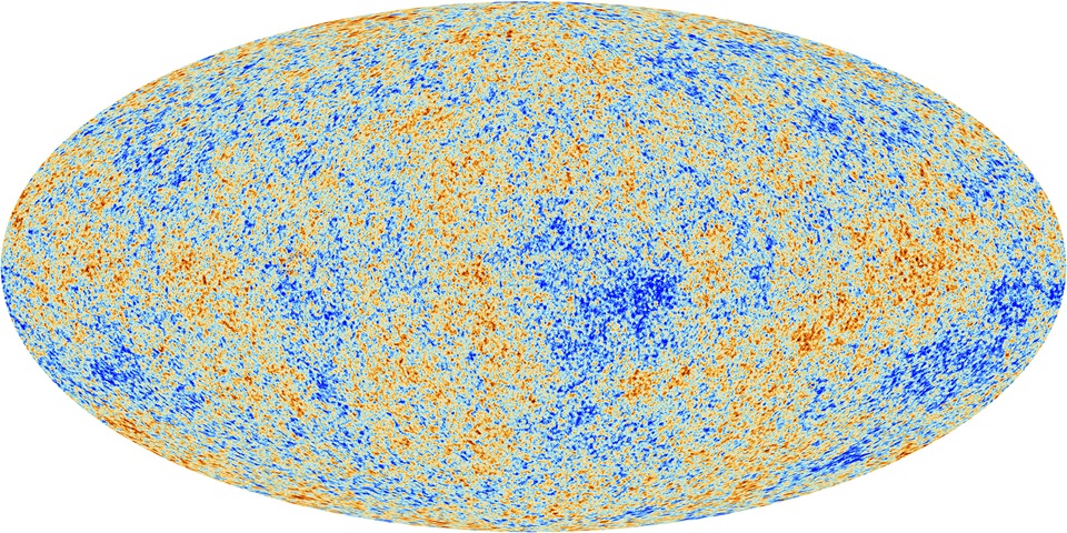 Map of the Cosmic Microwave Background from the ESA Planck Satellite