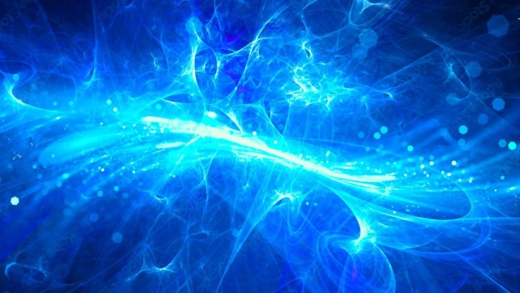 A hot glowing plasma
